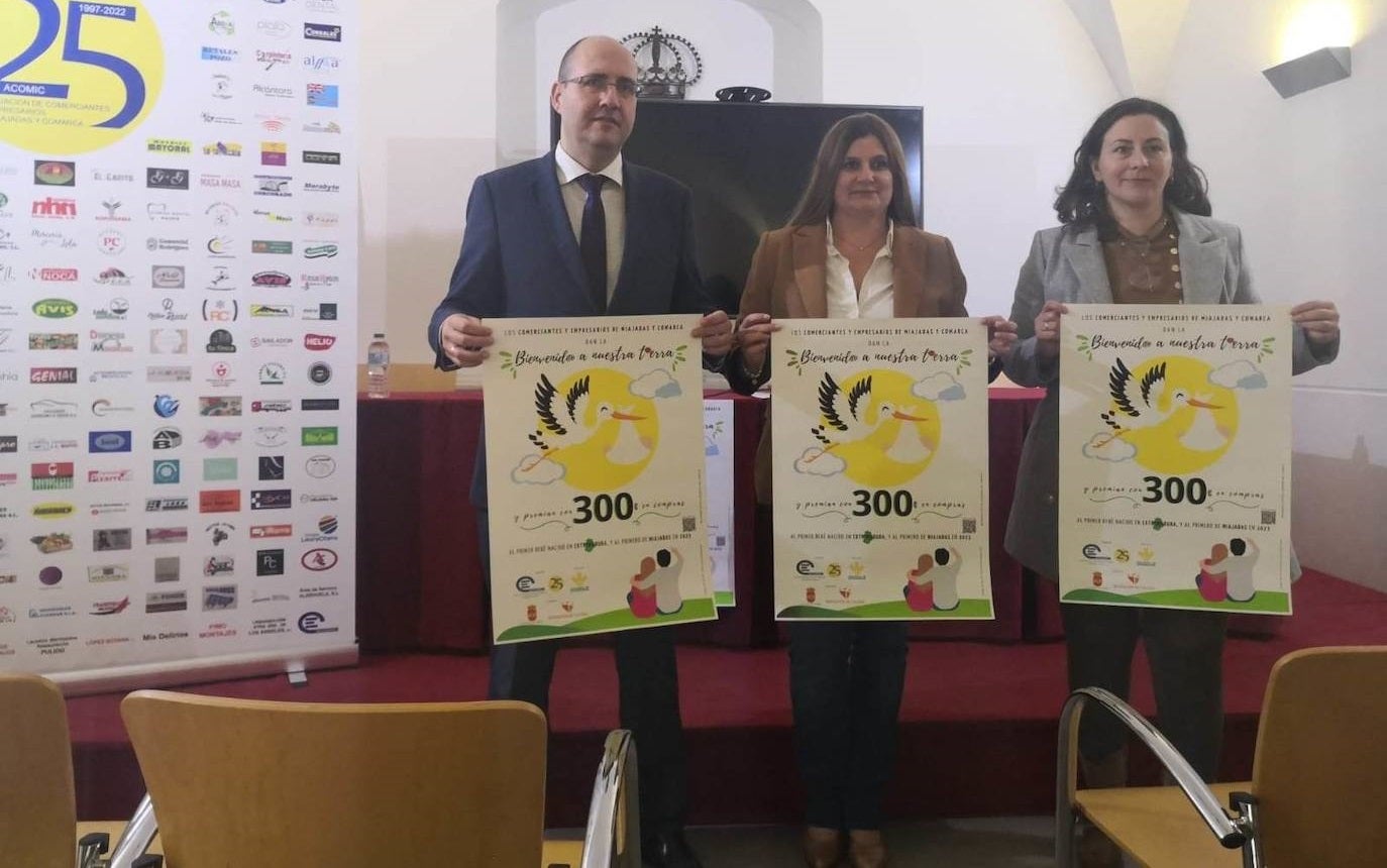 'Bienvenid@ a nuestra tierra' premiará al primer bebé nacido en 2023 de Miajadas y al primero de Extremadura