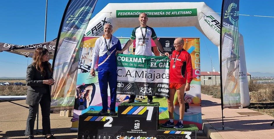 Sergio Redondo se proclama campeón de Extremadura Máster de 5km Ruta