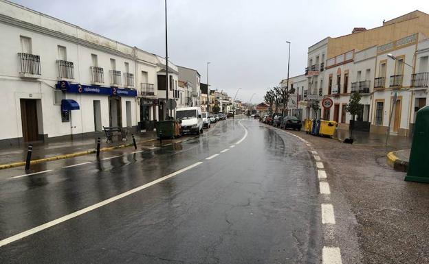 Monesterio, segunda localidad más fría y cuarta más lluviosa de Extremadura este jueves
