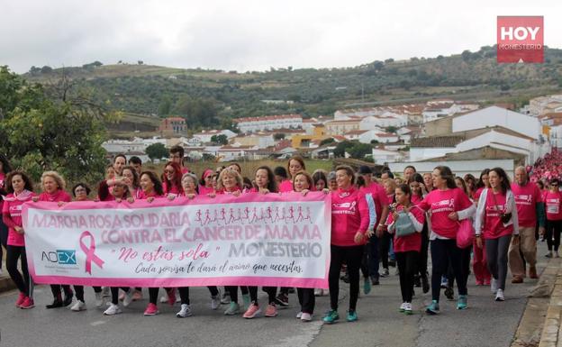 La marcha rosa contra el cáncer de mama deja más de 3.000 euros de recaudación