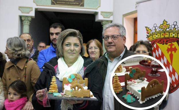 Un postre con forma de cama de Papá Noel gana el concurso de repostería navideña