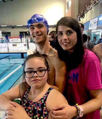 Oro para la monesteriense Ángela Ambrona en el Campeonato de España de Natación FEDDI