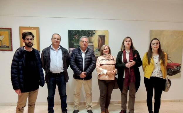 Nueve vecinos exponen sus obras con motivo de la 'V Exposición de Pintores Locales'