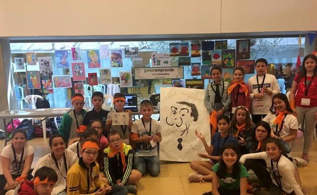 Dalí y Picasso centran el proyecto de los alumnos monesterienses en Junioremprende