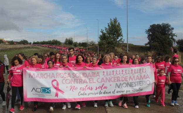 Monesterio conmemorará el Día Mundial contra el Cáncer de Mama con una marcha solidaria