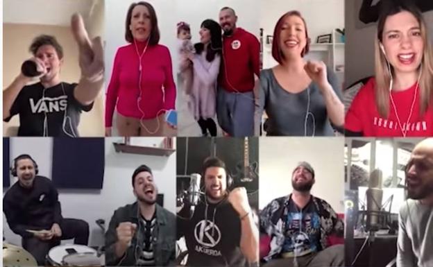 La Kuerda y la Asociación Cultural Músicos de Monesterio versionan 'Resistiré'
