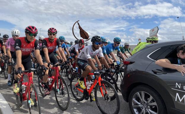 Cálido recibimiento en Monesterio a la recuperada Vuelta Ciclista Extremadura