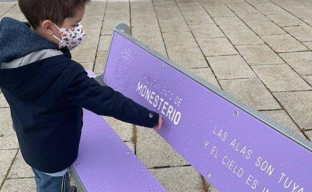 Espacio violeta por el 8M en Monesterio 