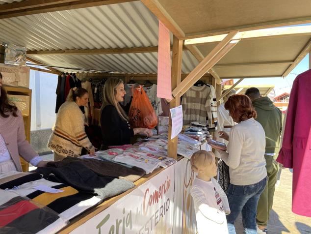 Los protagonistas de la Feria del Comercio Local de Monesterio