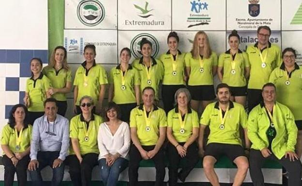 El Club Natación Moralo, cuarto en el V Trofeo de Otoño Máster
