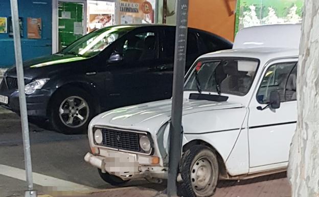 Accidente sin heridos en García de Paredes, junto a la plaza de la Granja