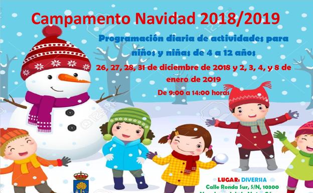 Abierto el plazo para inscribirse en el Campamento de Navidad