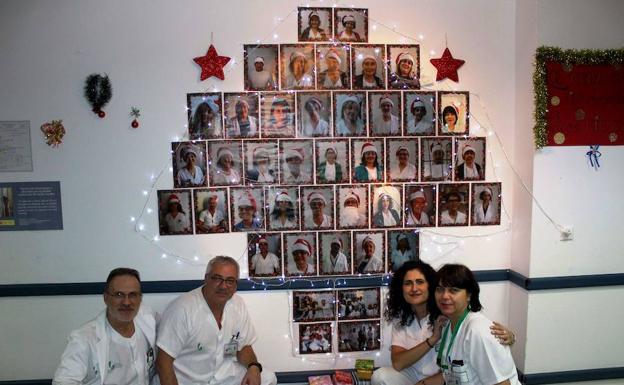 Original bienvenida a la Navidad en el hospital Campo Arañuelo