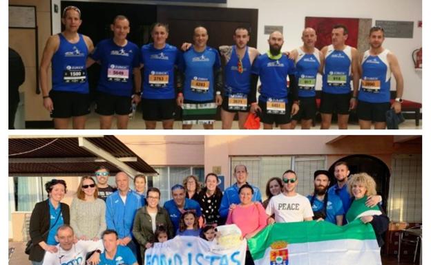Miguel Ángel Godino completa su maratón número 25 en Sevilla