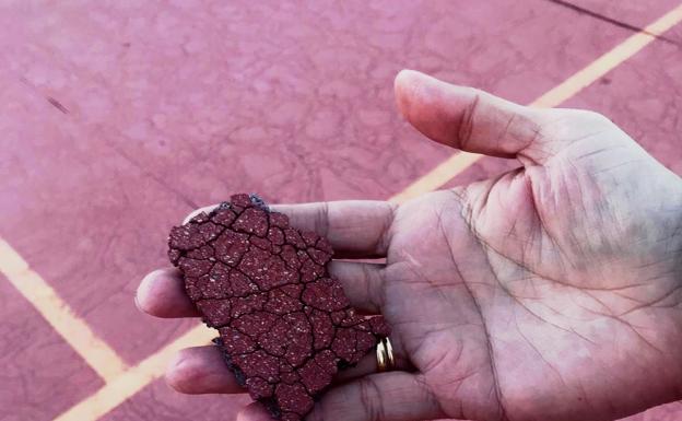 Un problema con la cesión de los terrenos impide reparar el patio del instituto Albalat