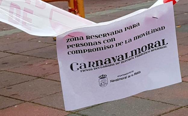 El Ayuntamiento asegura que se montaron las dos zonas para movilidad reducida en Carnaval