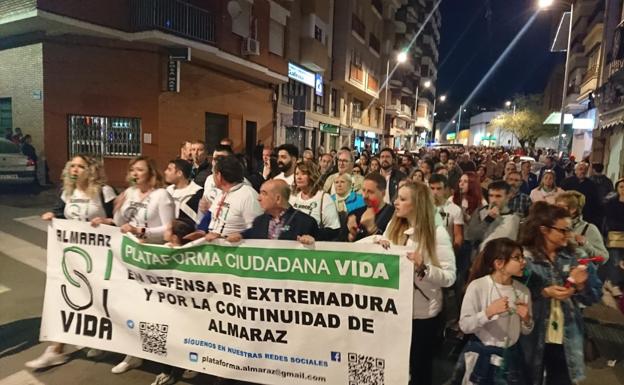 Nueva manifestación de apoyo a la continuidad de la central nuclear