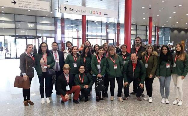 El Taller de Cocina de la Mancomunidad promociona la bellota en el Salón Gourmets