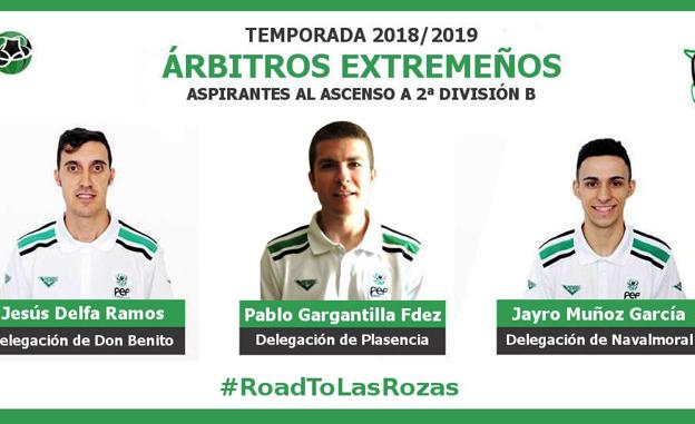 El árbitro moralo Jayro Muñoz García estará en la penúltima fase para el ascenso a Segunda B