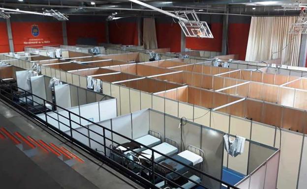 El entorno del pabellón Antonio Jara se prepara para los JEDES