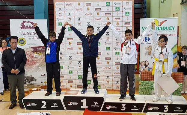 El club Gabriel Amado suma cuatro medallas en el Open Profesional de Taekwondo de Zamora
