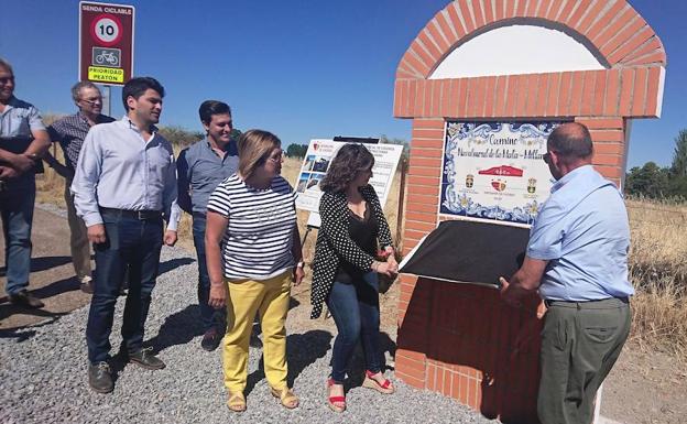 Inaugurado el carril bici a Millanes