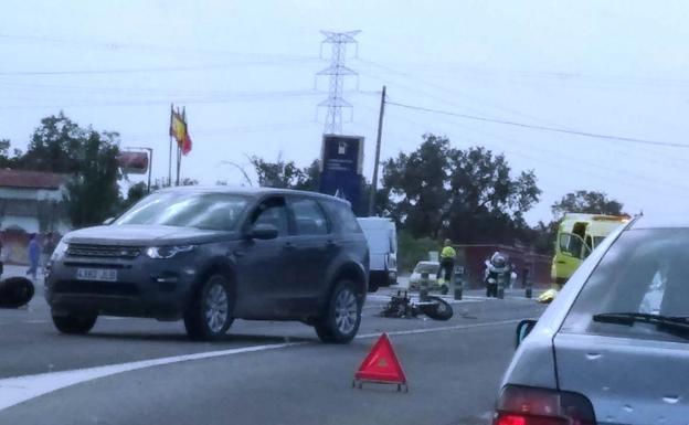 Fallece un motorista de 60 años en una colisión cerca de Talayuela
