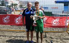 Raúl Dacosta, cadete de la Escuela Morala, subcampeón de España de fútbol playa en Torrox