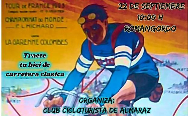 Romangordo acogerá la salida de la II Ruta Cicloclásica Albalat, que se celebrará el 22 de septiembre