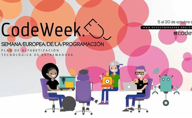 El Nuevo Centro del Conocimiento de Navalmoral participa en la Code Week