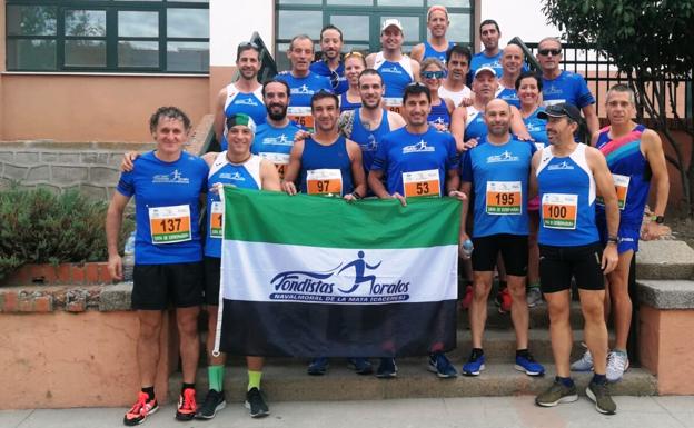 Fondistas Moralos, segundos por los equipos en la Media Maratón 'Riberos del Tajo'