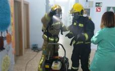 El colegio Sierra de Gredos vive un simulacro de incendio