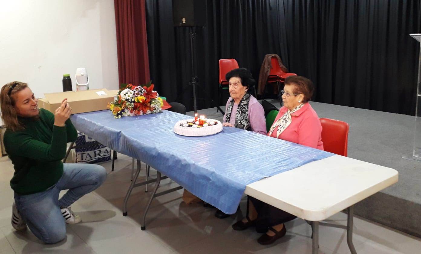 Raimunda Serrano cumple 102 años