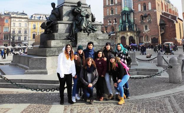 Alumnos y profesores del instituto de Tiétar participan en un encuentro en Polonia sobre medio ambiente