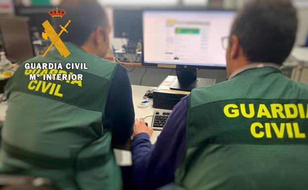 La Guardia Civil desmantela una organización criminal dedicada a las estafas por Internet