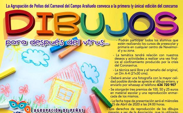 La Agrupación de Peñas del Carnaval convoca el concurso 'Dibujos para después del virus...«