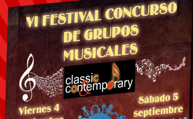 La explanada del edificio multiusos acogerá el VI Festival Concurso de Grupos Musicales