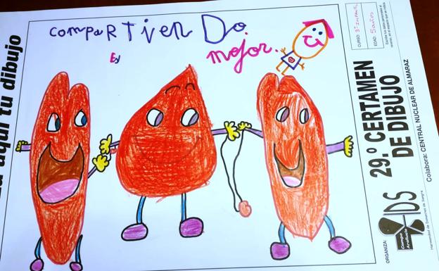 Los donantes de sangre fallan los premios del 29º Certamen de Dibujo infantil y juvenil alusivo a la donación