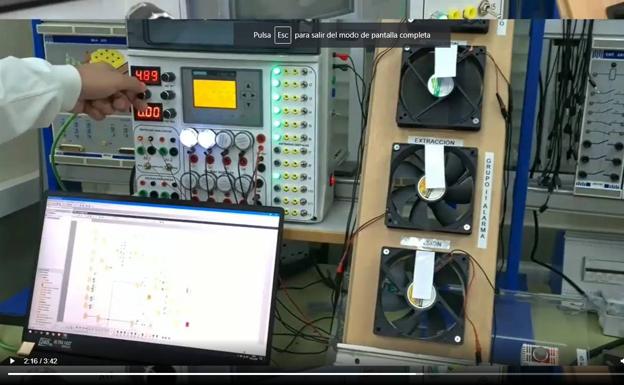 Alumnos del instituto Zurbarán crean un prototipo para el control de ventilación en espacios cerrados