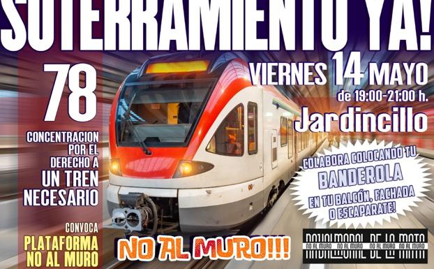 La plataforma No al Muro retoma sus concentraciones en el Jardincillo