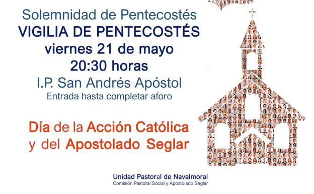 Los movimientos de laicos que trabajan en Navalmoral se citan el viernes en la Vigilia de Pentecostés
