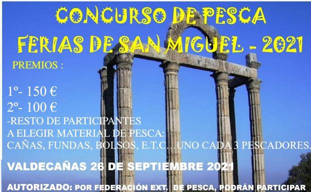 Valdecañas acogerá una nueva edición del concurso de pesca de San Miguel