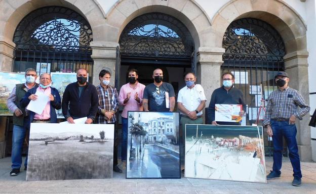 El malagueño Cristóbal León gana el I Certamen de Pintura Rápida 'Juan Núñez-Romero'