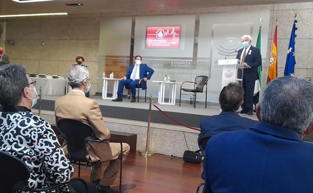 El acto se celebró, cnn modestia, en la Asamblea de Extremadura /HOY