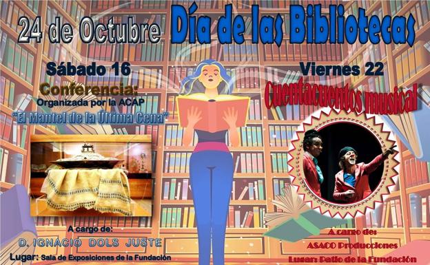 La Fundación Concha celebrará el Día de las Bibliotecas con una conferencia y un cuentacuentos musical