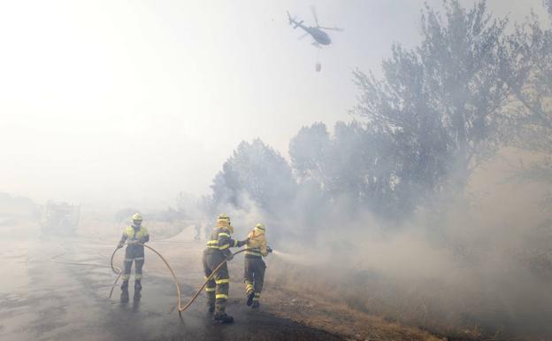La alcaldesa de Riofrío agradeció en agosto la colaboración del Ayuntamiento tras los incendios