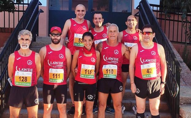 Ana Ruíz y Antonio Serradilla, terceros en la Media Maratón de Malpartida de Plasencia