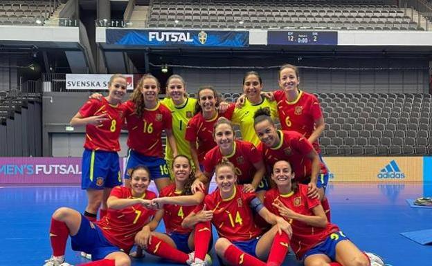 La selección española femenina de fútbol-sala jugará el martes un partido amistoso en Navalmoral ante Portugal