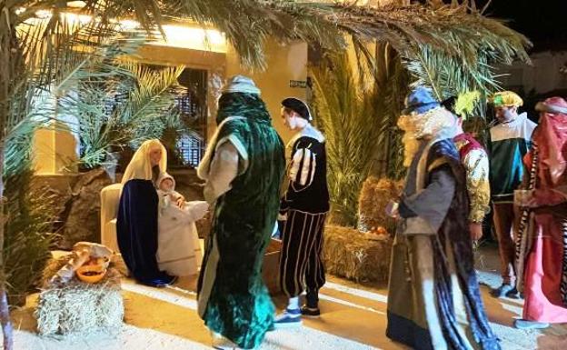 Retoman el belén viviente en Tiétar tras el parón por la pandemia