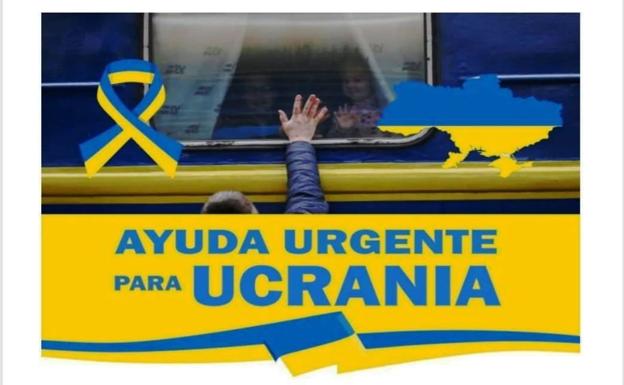 Varias asociaciones y entidades locales ponen en marcha una campaña de ayuda urgente para Ucrania